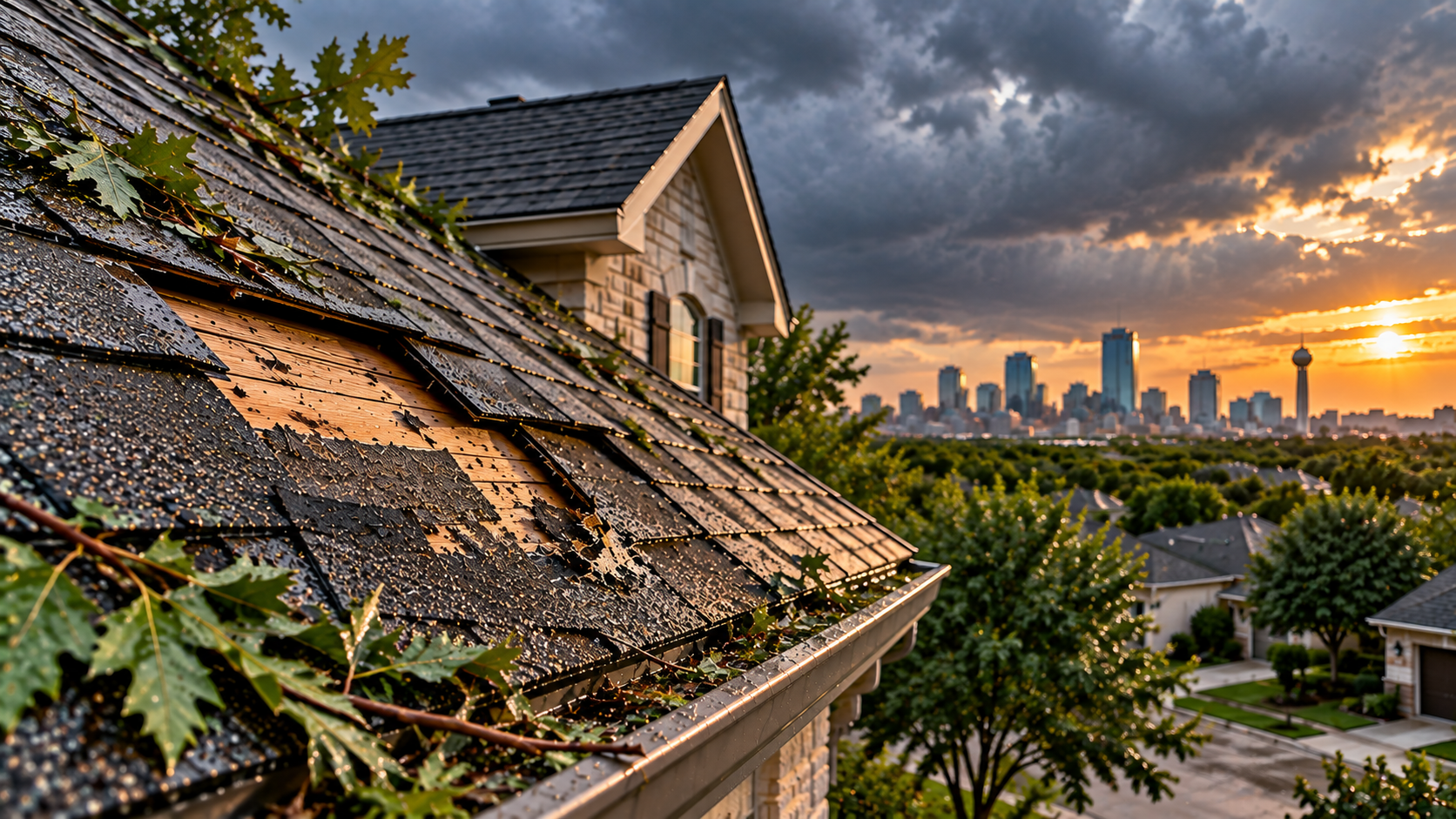 What to Do After Storm Damage to Your Roof in Fort Worth